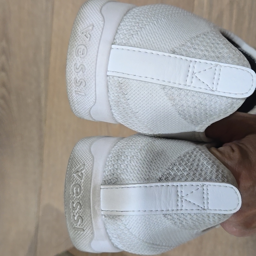 Vessi Women's 9 Weekend Marble White Sneakers - Picture 5 of 7
